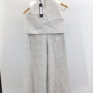 Black Halo Cream Pantsuit